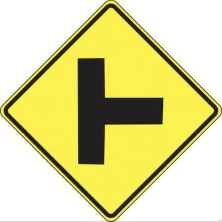 Accuform INTERSECTION WARNING SIGN RIGHT SIDE FRW403RA